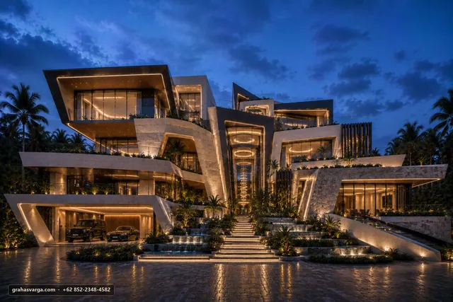 Arsitektur untuk Kabupaten Lombok Tengah. — pandangan arsitektur 2